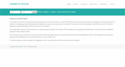 Desktop Screenshot of cosmetictester.info